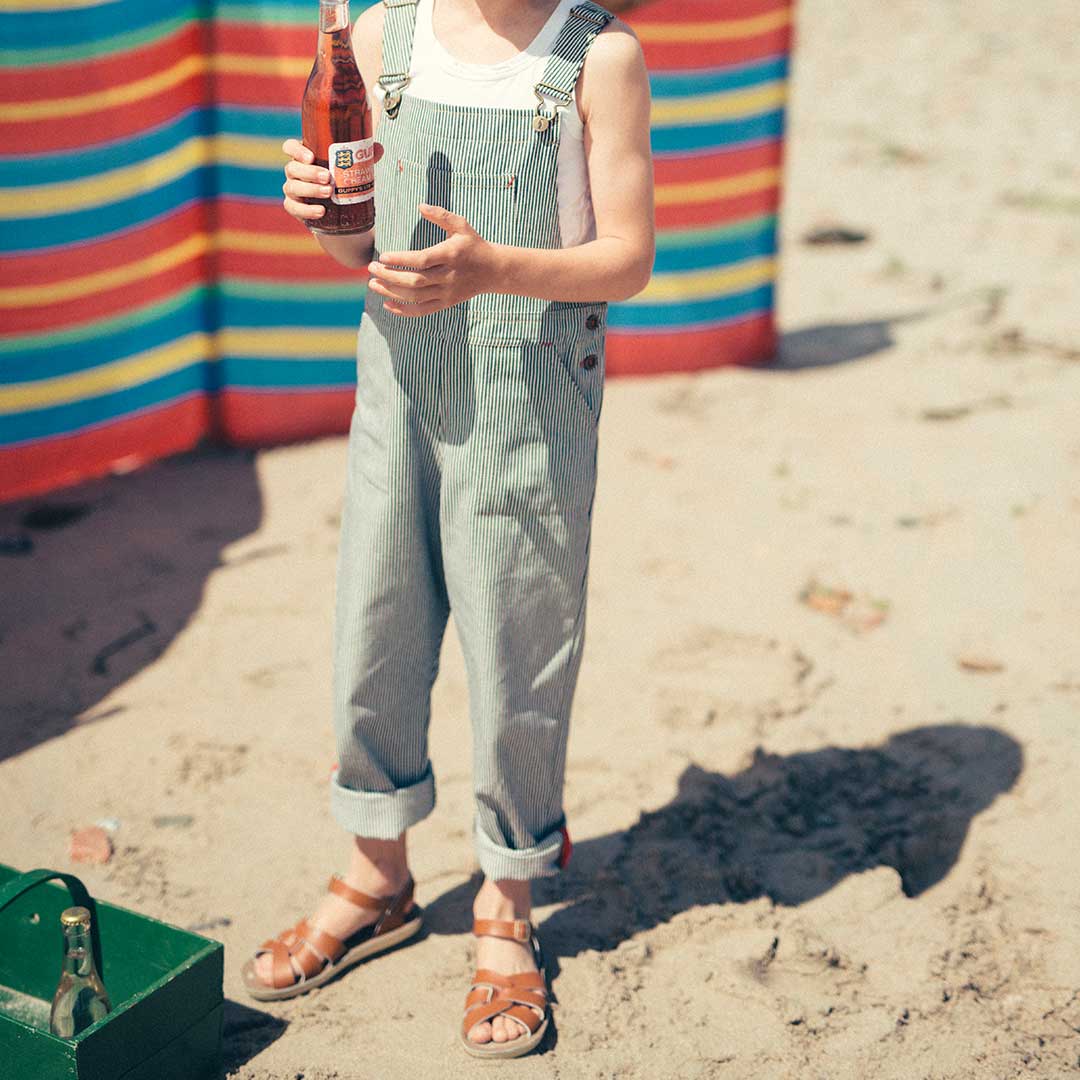 Salt-Water Sun-San Kids Sandals - Swimmer - Tan
