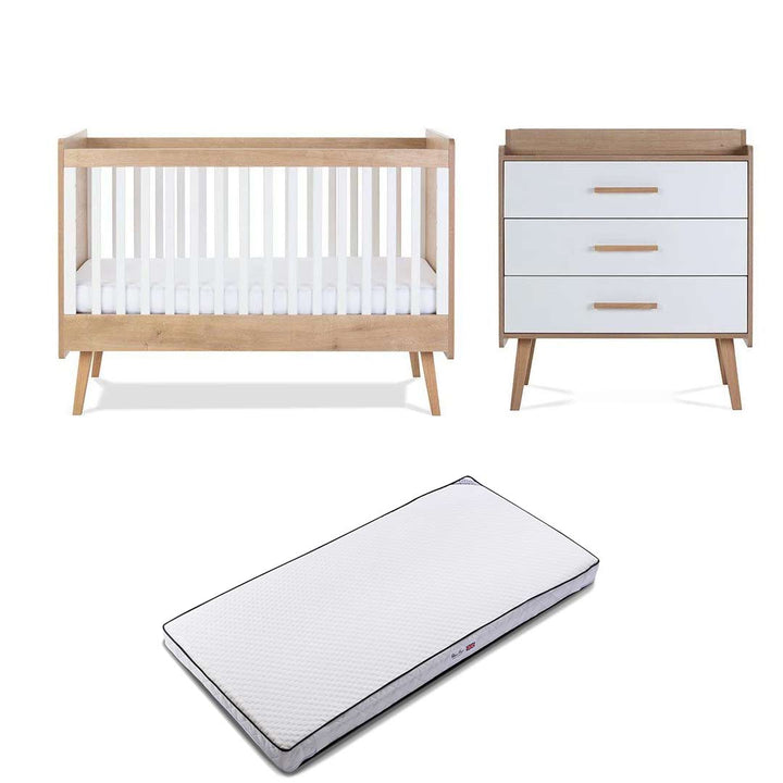 Silver Cross Cot Bed + Dresser - Westport-Nursery Sets-Premium- | Natural Baby Shower