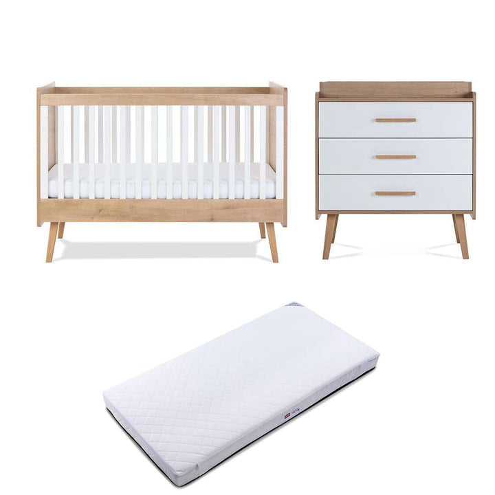 Silver Cross Cot Bed + Dresser - Westport-Nursery Sets-Superior- | Natural Baby Shower