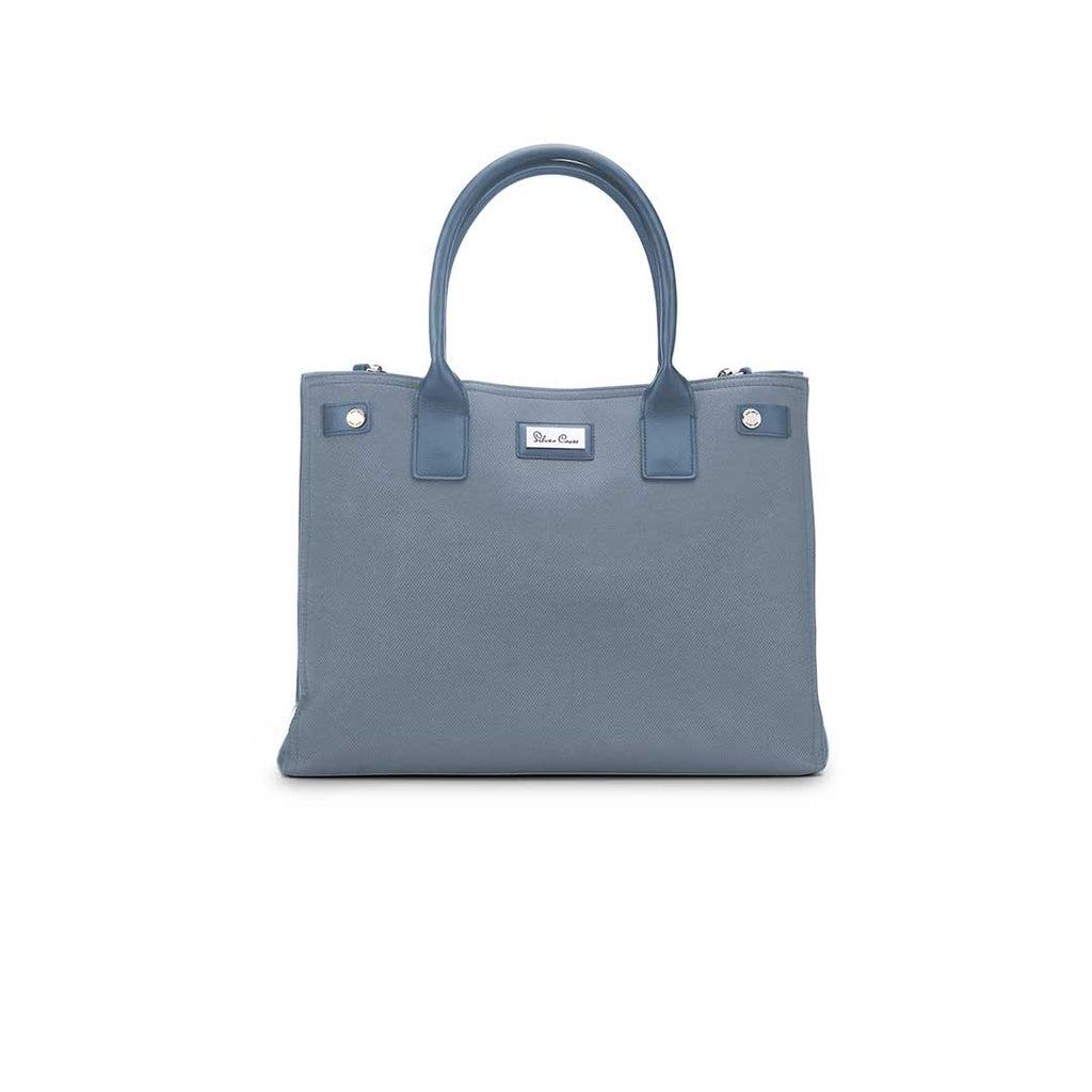 Sky blue silver cross shop changing bag