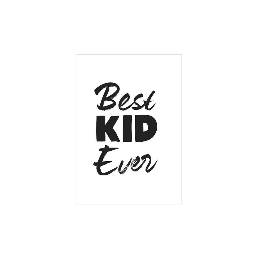 Snuz Best Kid Ever Nursery Print - Monochrome-Prints- | Natural Baby Shower