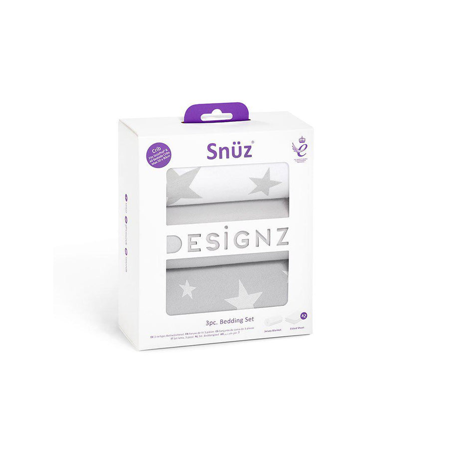 Snuz Crib Bedding Set - Stars - 3 Pack-Bedding Sets- | Natural Baby Shower