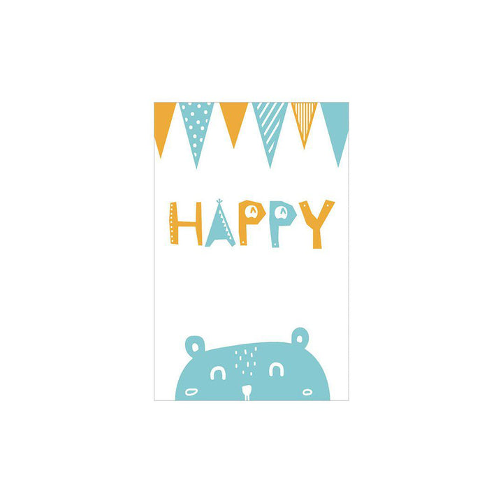 Snuz Happy Nursery Print - Blue-Prints- | Natural Baby Shower