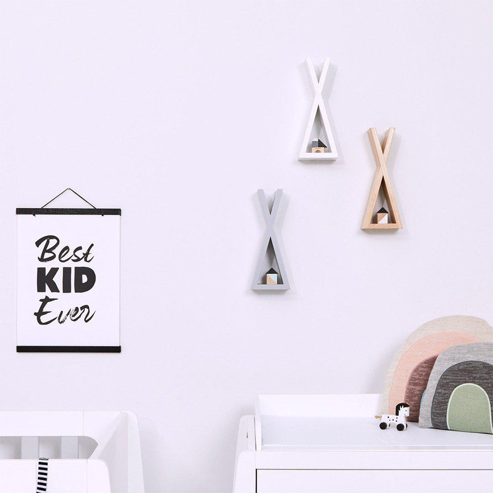 Snuz Teepee Shelving - Small - Natural-Shelves- | Natural Baby Shower
