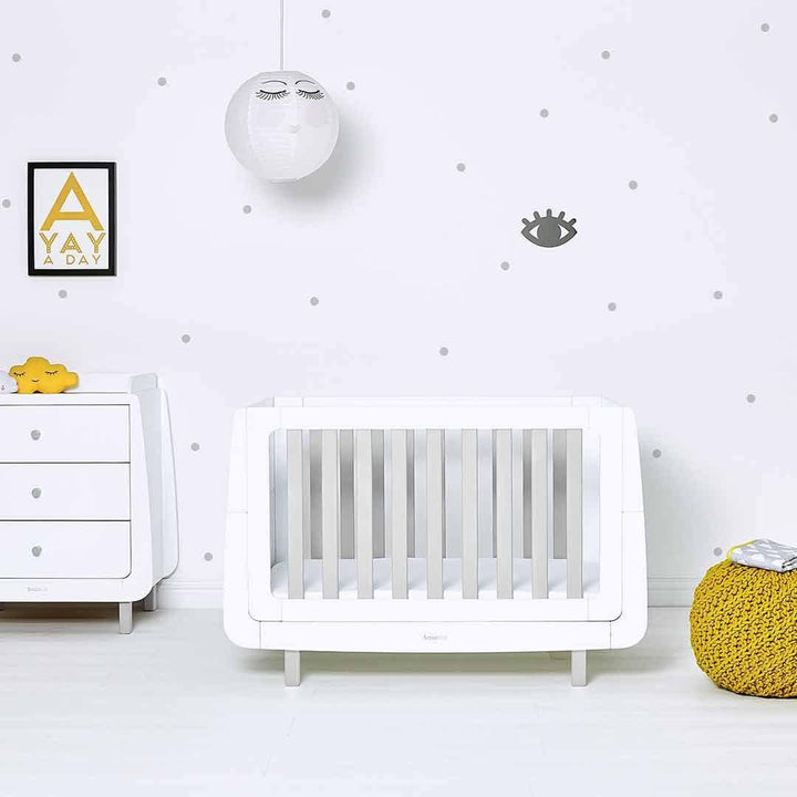 SnuzKot Mode 2 Piece Nursery Furniture Set - Grey-Nursery Sets- | Natural Baby Shower