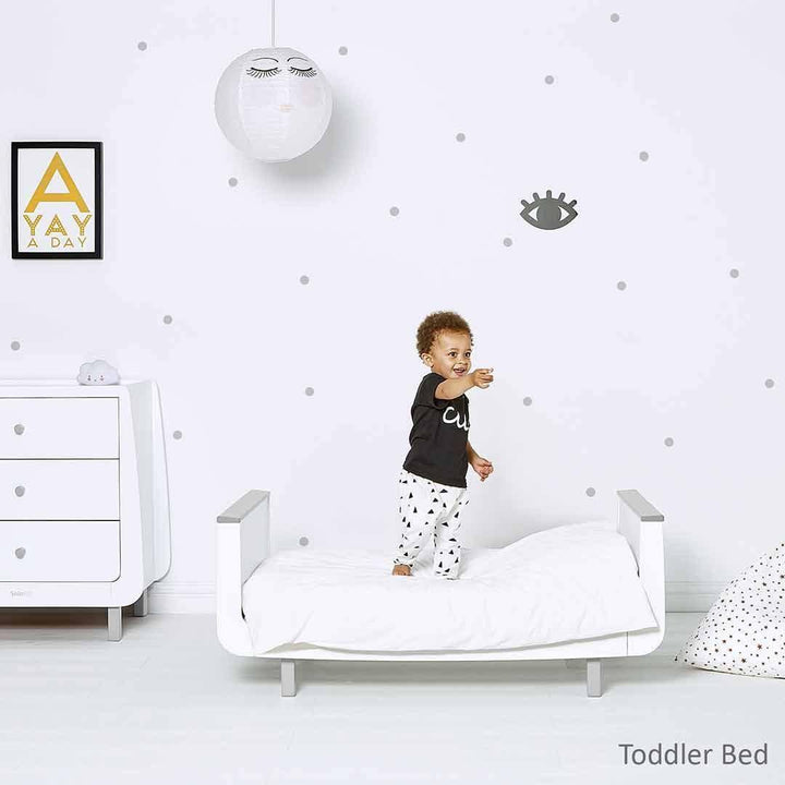 SnuzKot Mode 2 Piece Nursery Furniture Set - Grey-Nursery Sets- | Natural Baby Shower