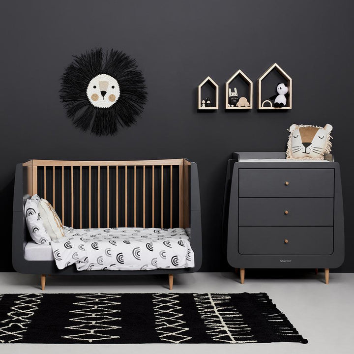 SnuzKot Skandi Changing Unit - Slate Natural-Changing Units- | Natural Baby Shower