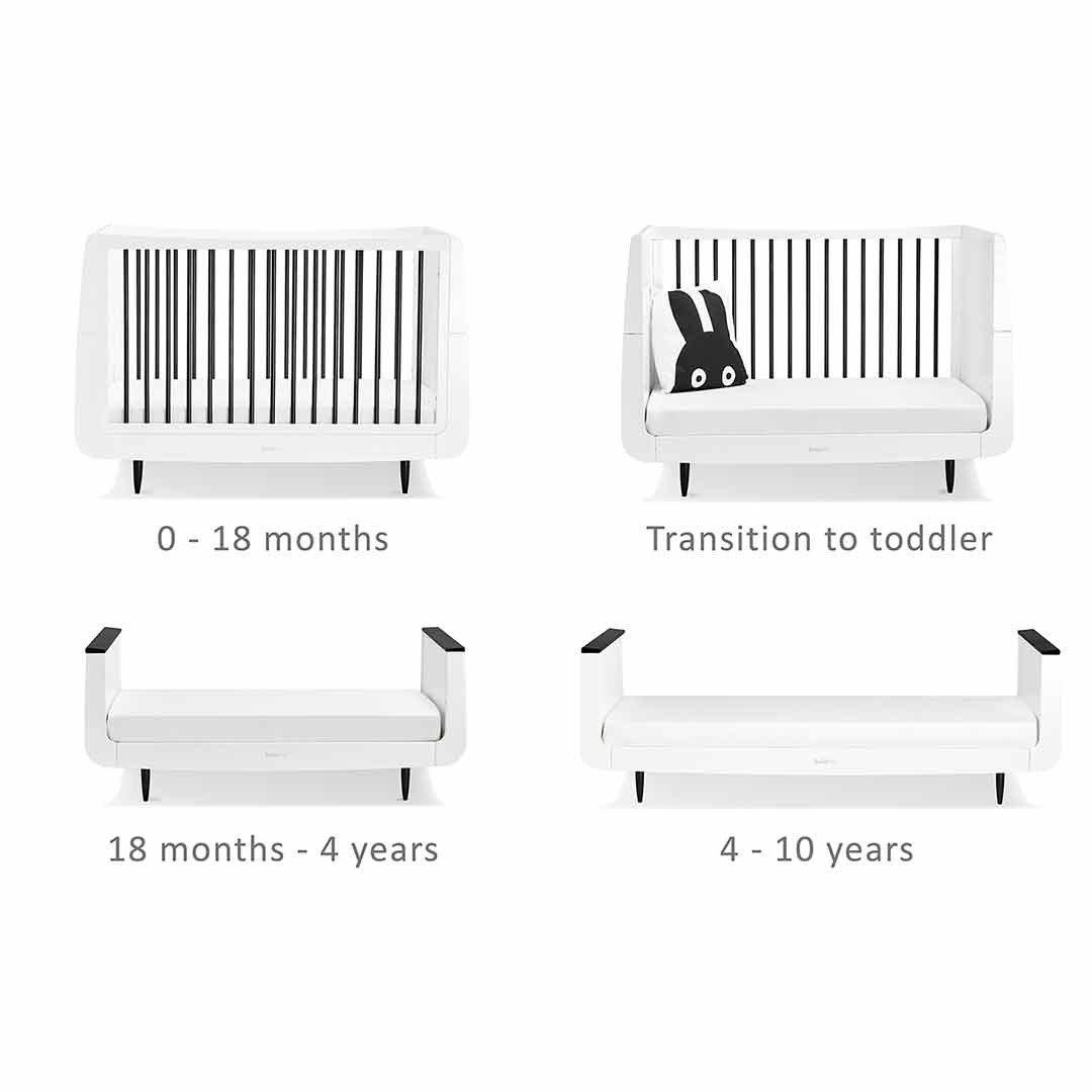 SnuzKot Skandi Cot Bed - Mono-Cot Beds- | Natural Baby Shower
