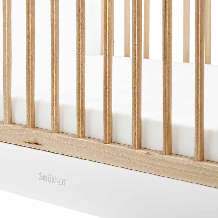 SnuzKot Skandi 2 Piece Nursery Furniture Set - Natural-Nursery Sets- | Natural Baby Shower