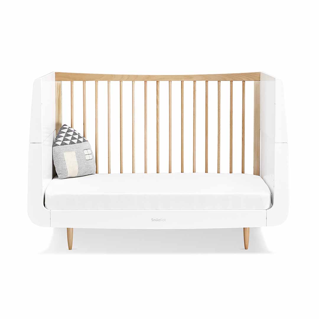 SnuzKot Skandi 2 Piece Nursery Furniture Set - Natural-Nursery Sets- | Natural Baby Shower