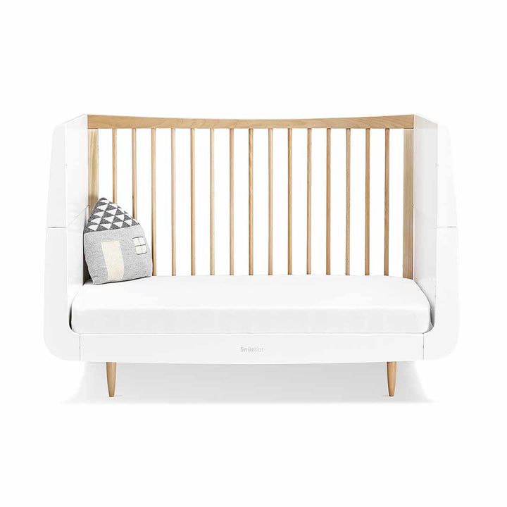 SnuzKot Skandi 2 Piece Nursery Furniture Set - Natural-Nursery Sets-Natural-No Mattress | Natural Baby Shower