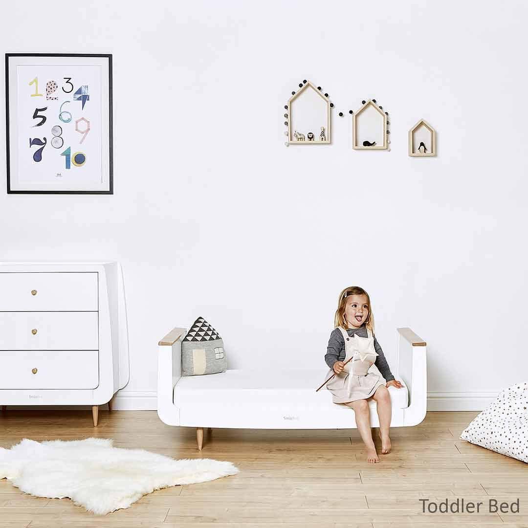 SnuzKot Skandi 2 Piece Nursery Furniture Set - Natural-Nursery Sets-Natural-No Mattress | Natural Baby Shower