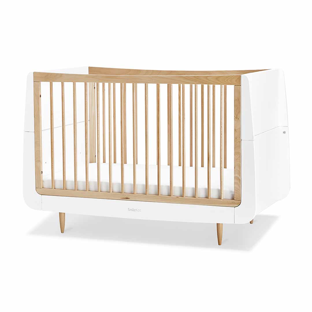 SnuzKot Skandi 2 Piece Nursery Furniture Set - Natural-Nursery Sets- | Natural Baby Shower