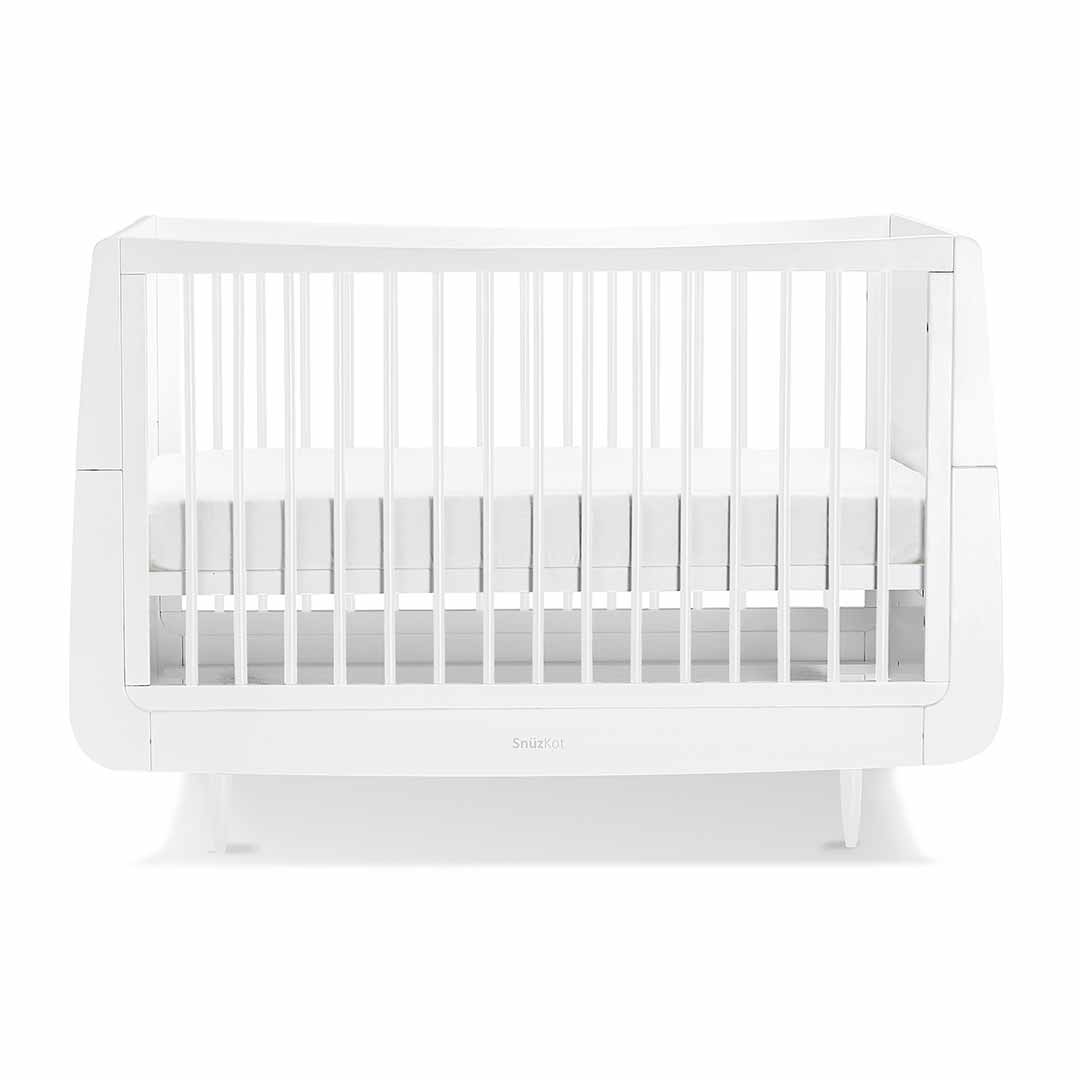 SnuzKot Skandi 2 Piece Nursery Furniture Set - White-Nursery Sets- | Natural Baby Shower