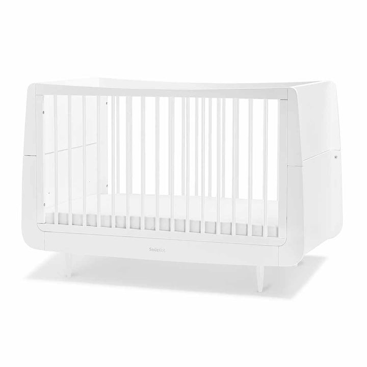 SnuzKot Skandi 2 Piece Nursery Furniture Set - White-Nursery Sets- | Natural Baby Shower