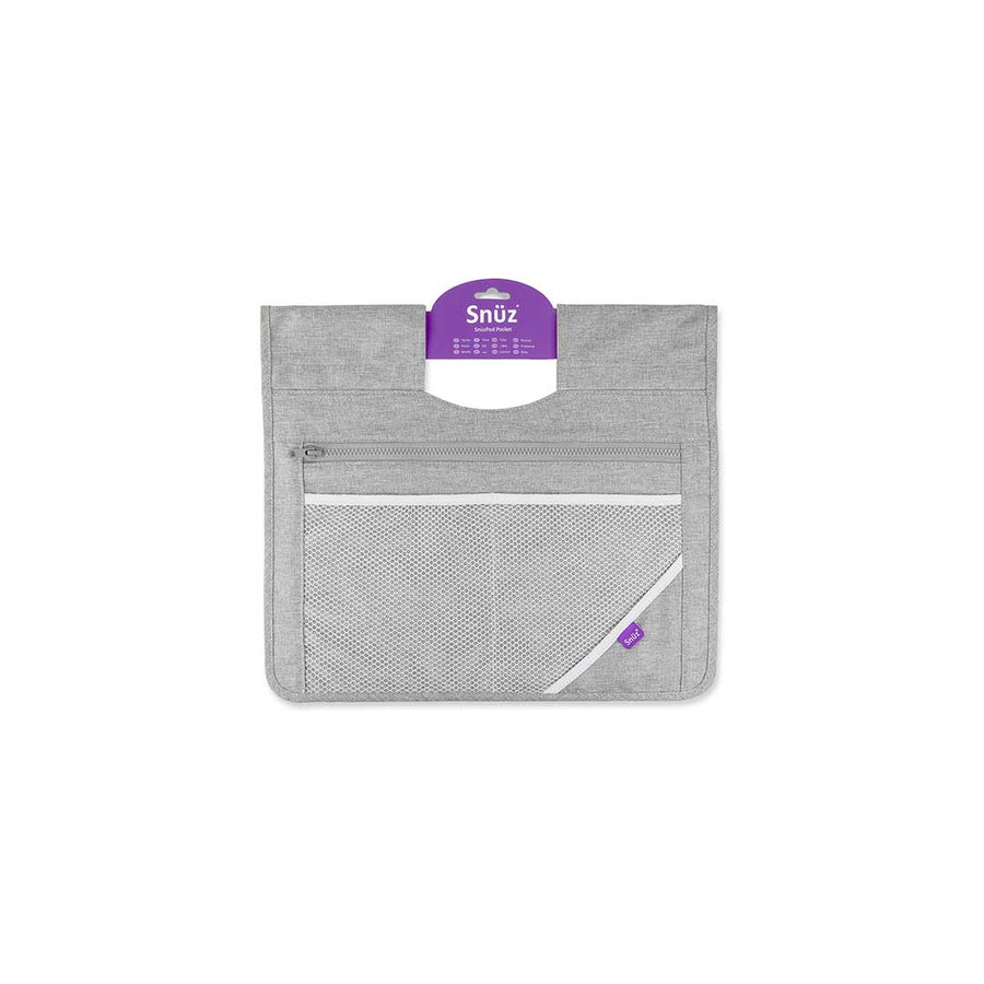 SnuzPod Storage Pocket - Dusk Grey-Storage Pockets- | Natural Baby Shower