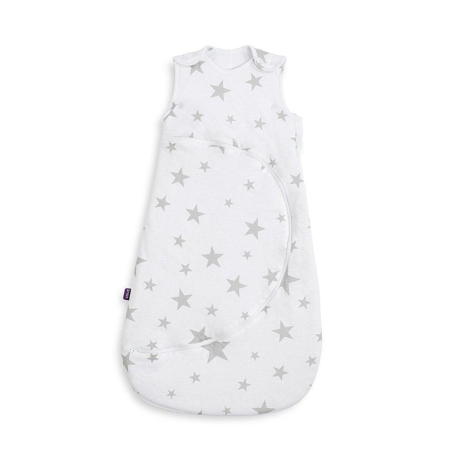 SnuzPouch Sleeping Bag - Grey Stars - TOG 2.5-Sleeping Bags-0-6m-Grey Stars | Natural Baby Shower