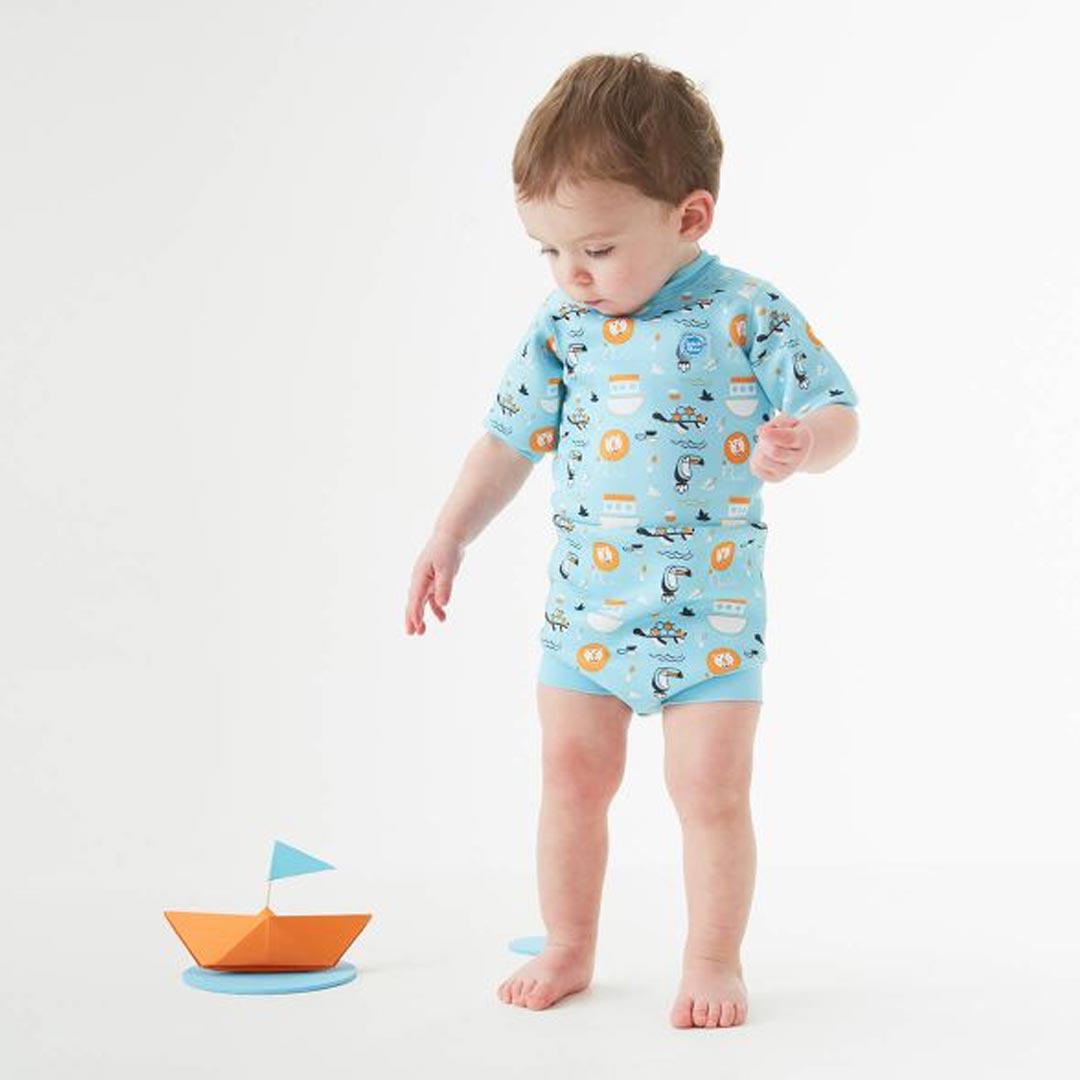 Splash About Happy Nappy Wetsuit - Noah's Ark-Wetsuits-Noah's Ark-0-3m | Natural Baby Shower