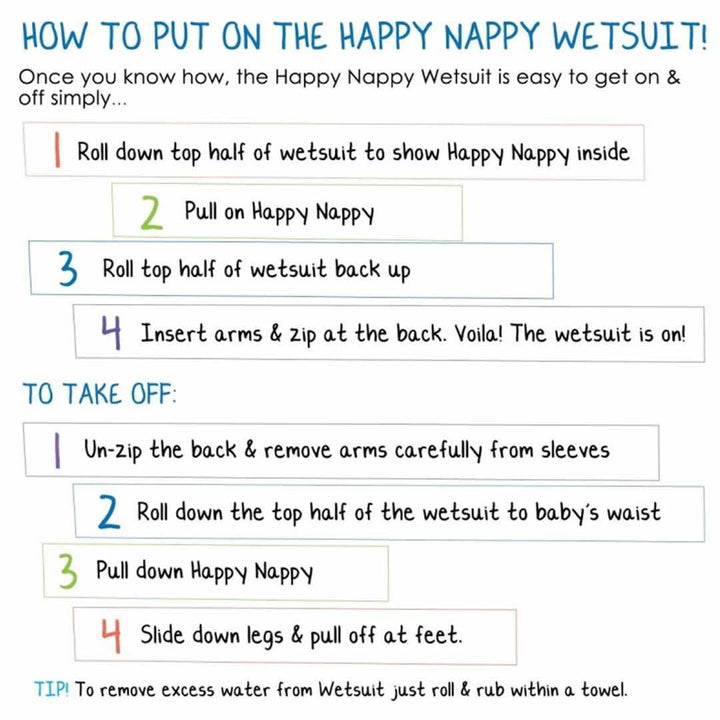 Splash About Happy Nappy Wetsuit - Noah's Ark-Wetsuits-Noah's Ark-0-3m | Natural Baby Shower