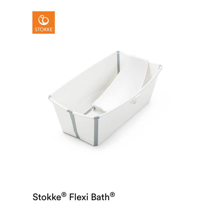 Stokke Flexi Bath Bundle - White-Baths- | Natural Baby Shower