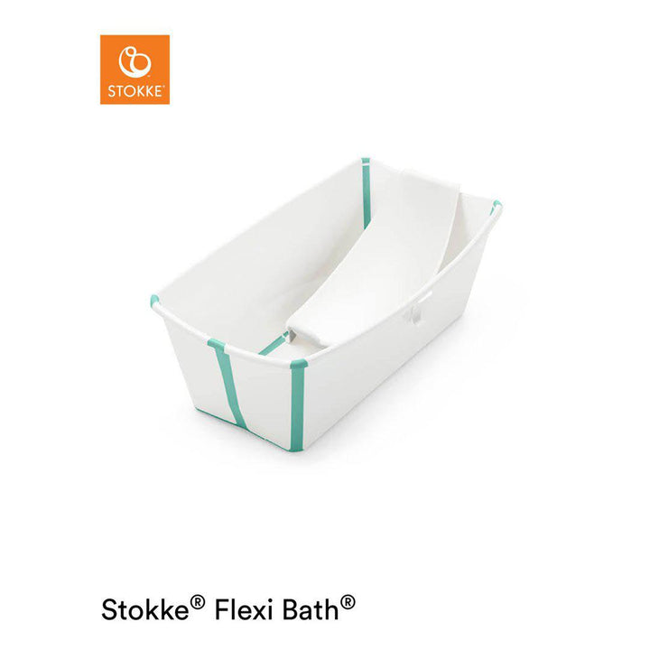 Stokke Flexi Bath Bundle - White Aqua-Baths- | Natural Baby Shower