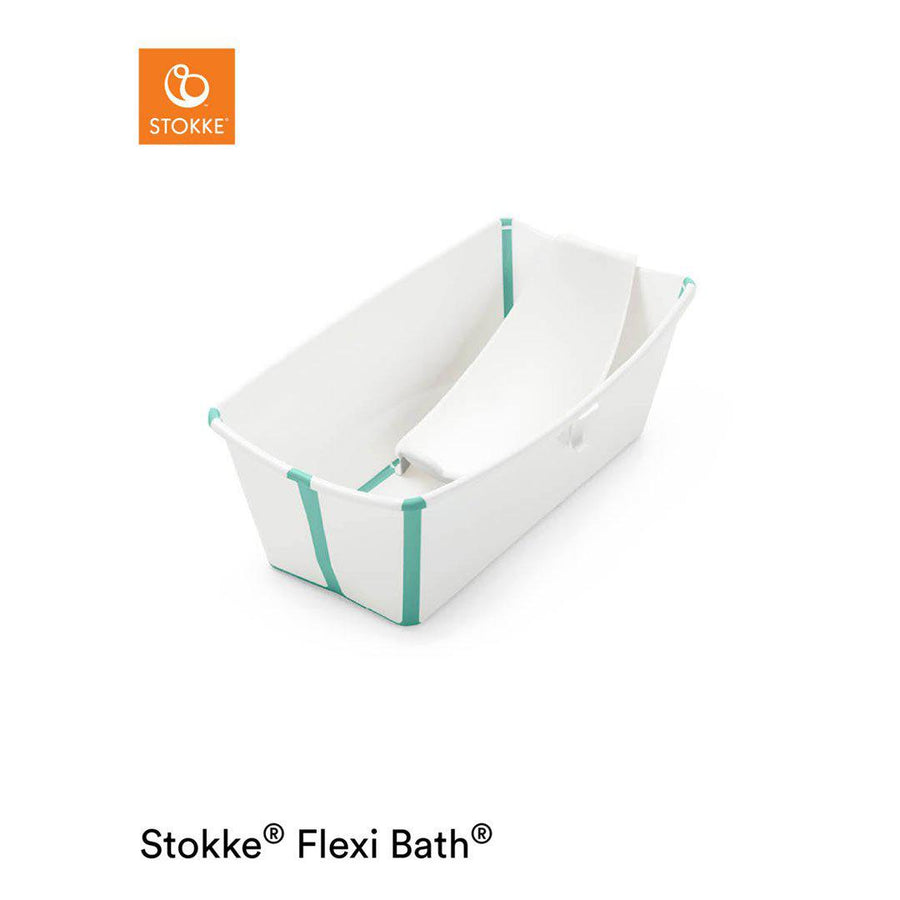 Stokke Flexi Bath Bundle - White Aqua-Baths- | Natural Baby Shower