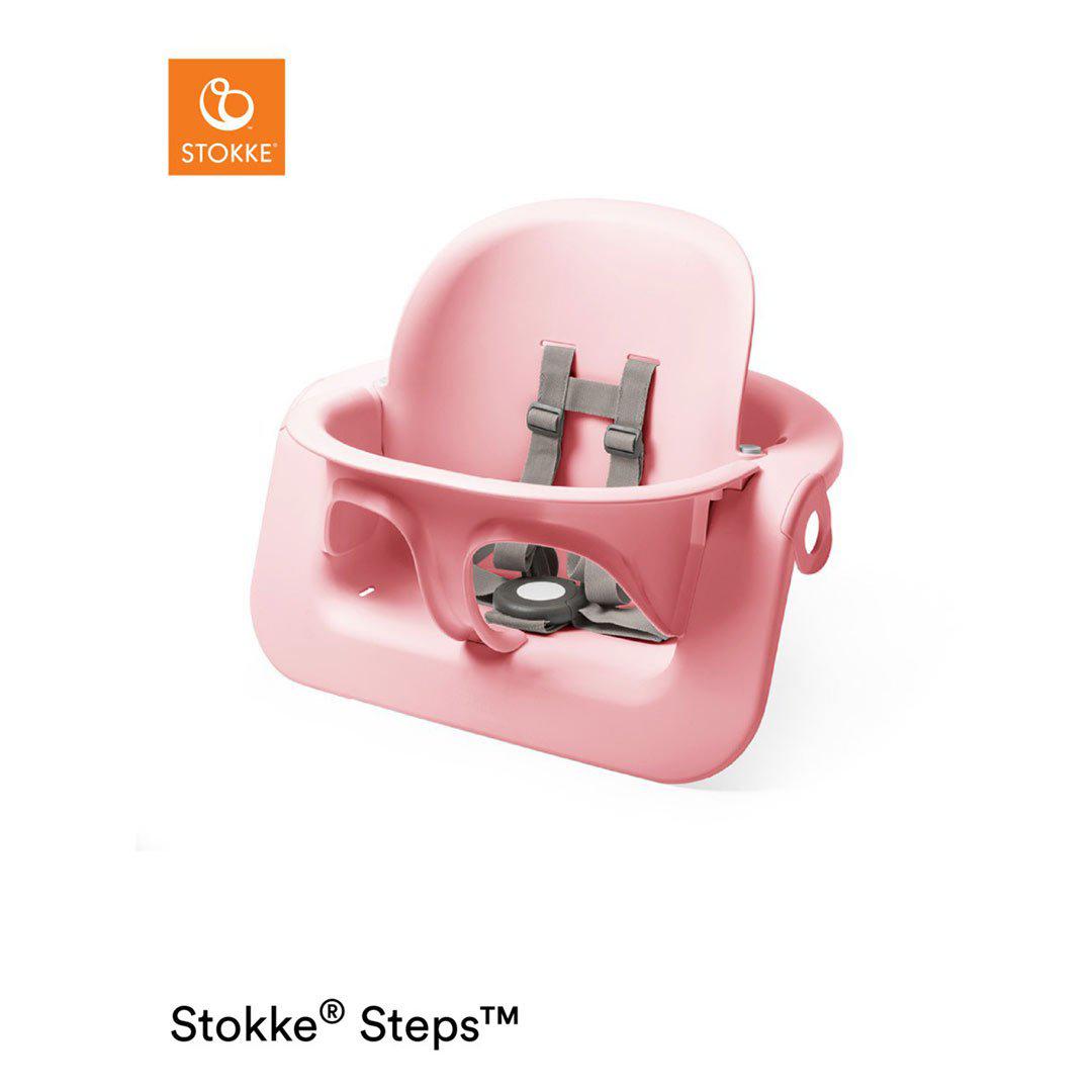 Stokke Steps Chair Baby Set - Pink-Highchair Accessories- | Natural Baby Shower