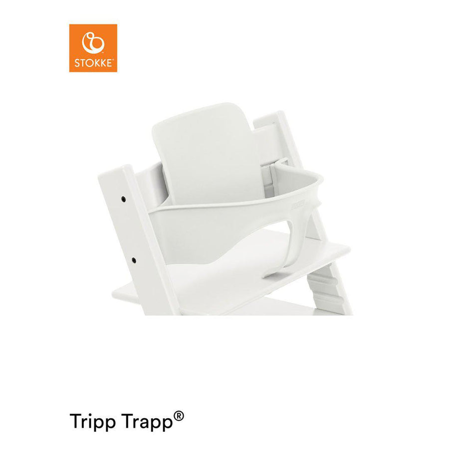 Stokke Tripp Trapp Baby Set - White-Highchair Accessories- | Natural Baby Shower