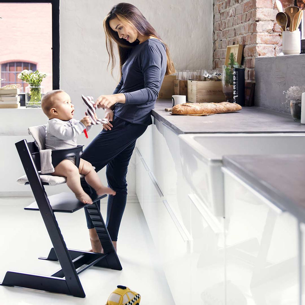 Stokke Tripp Trapp Baby Set - Black-Highchair Accessories- | Natural Baby Shower