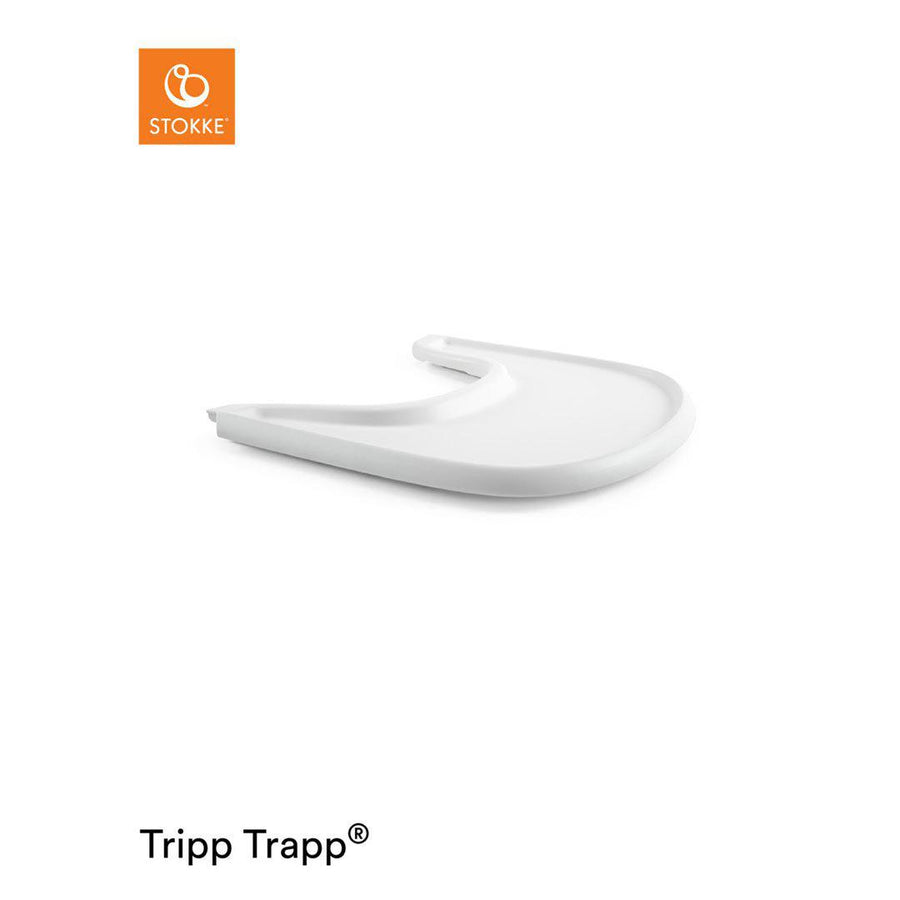 Stokke Tripp Trapp Tray - White-Highchair Accessories- | Natural Baby Shower