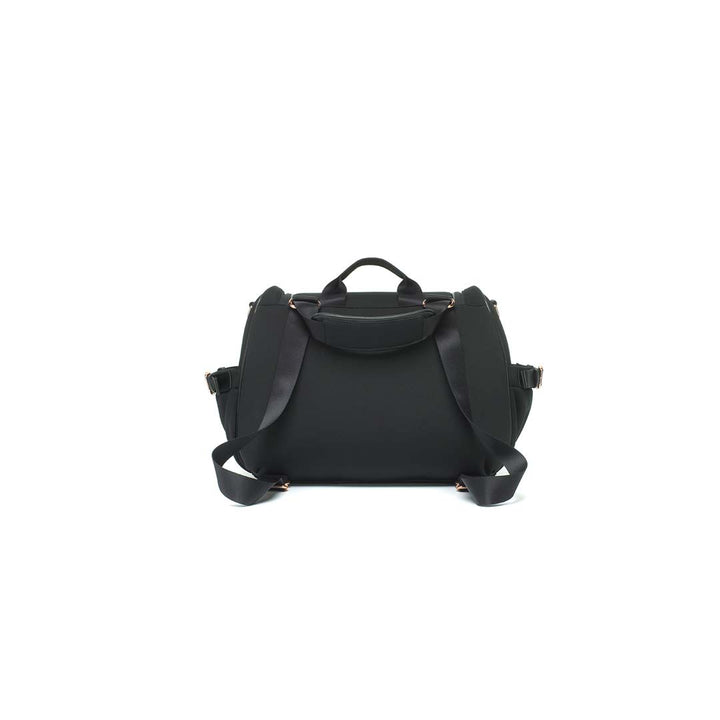 Storksak Poppy Luxe Scuba Changing Bag - Black-Changing Bags-Black- | Natural Baby Shower