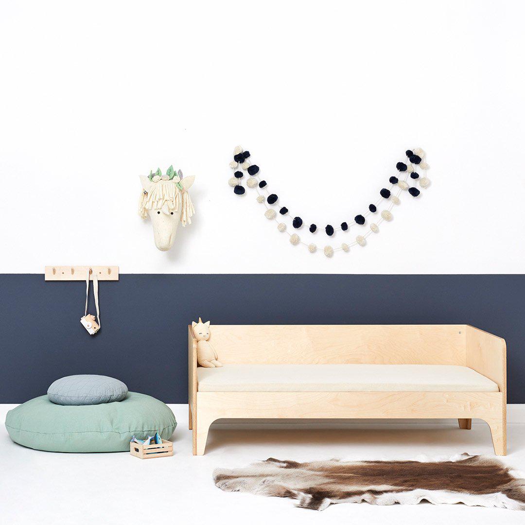 The Little Green Sheep Cot/Cot Bed Sheet Linen Natural Baby Shower