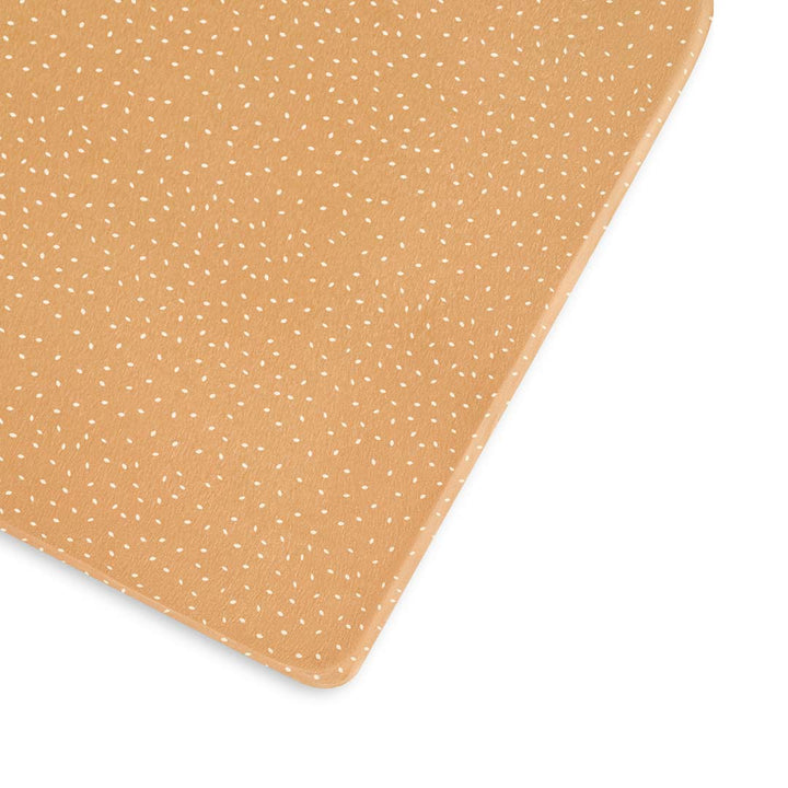 The Little Green Sheep Organic Cot & Cot Bed Fitted Sheet - Honey Rice-Sheets- | Natural Baby Shower