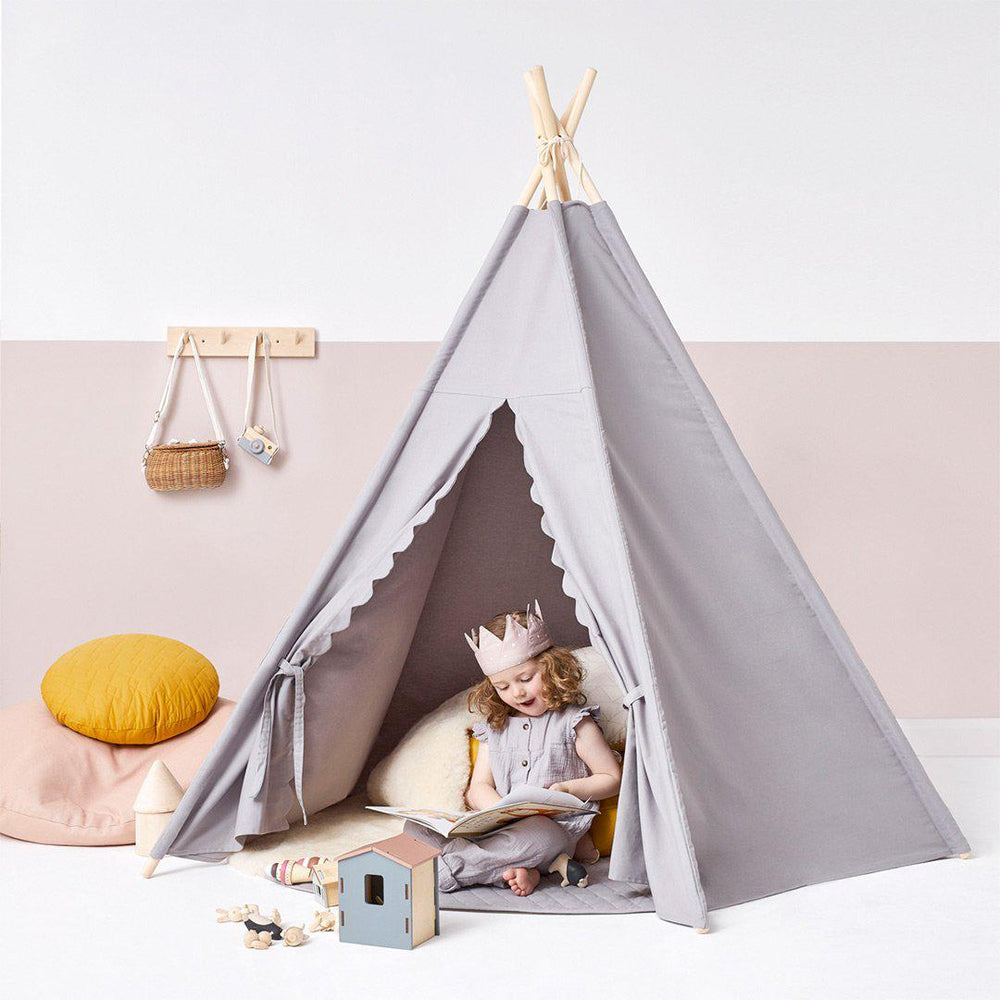The Little Green Sheep Teepee - Grey-Teepees- | Natural Baby Shower