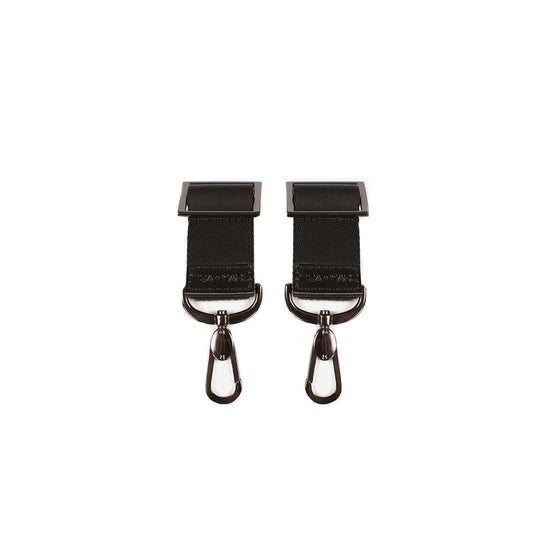 Tiba + Marl Stroller Clips - Gunmetal-Stroller Clips- | Natural Baby Shower