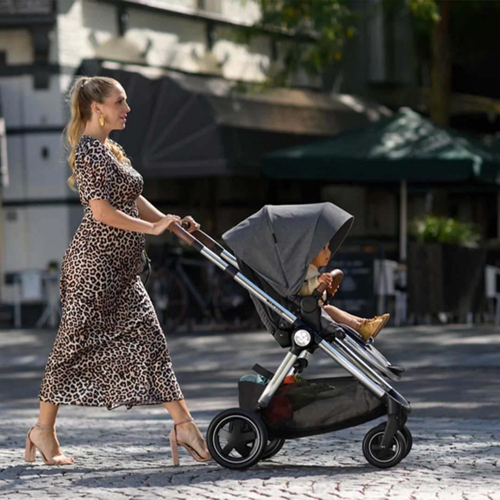 Maxi-Cosi Adorra Luxe Pebble Pro + Base Travel System - Twillic Grey-Travel Systems- | Natural Baby Shower