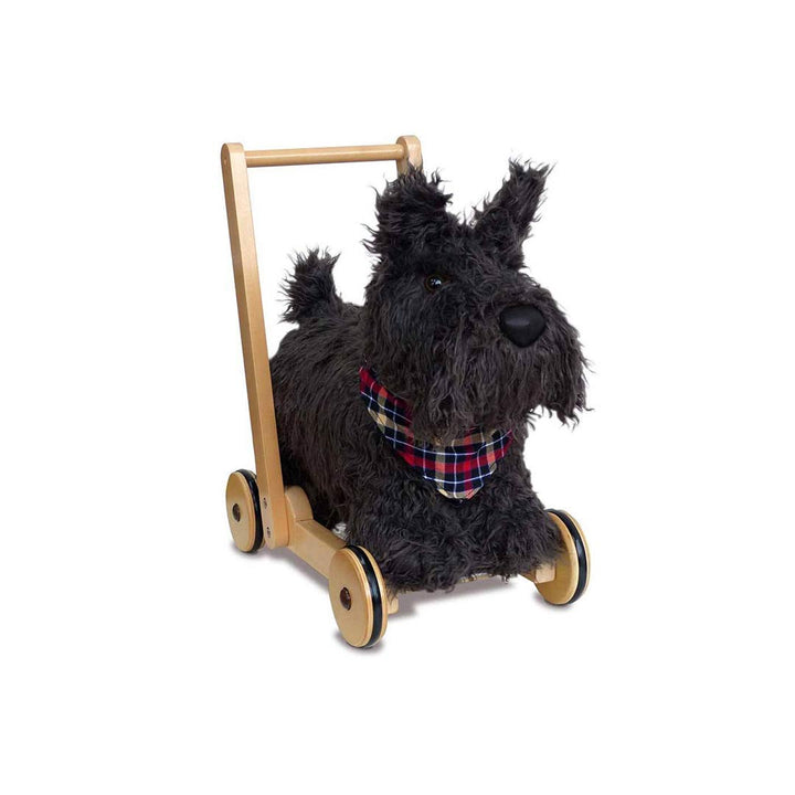 Little Bird Told Me - Push-Along Dog - Scottie (12m+)-Push-Alongs- | Natural Baby Shower