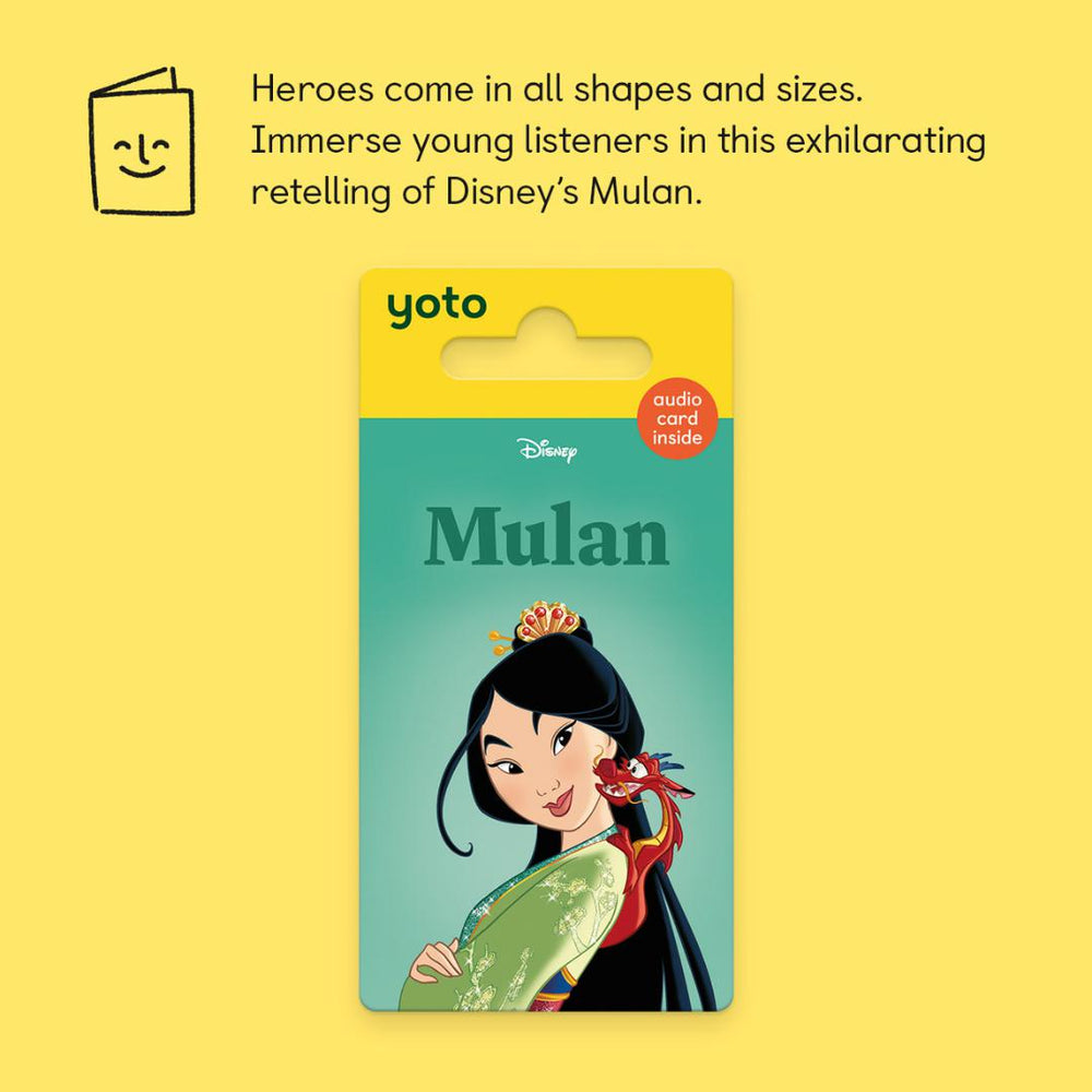 Yoto Card - Disney Classics: Mulan-Audio Player Cards + Characters- | Natural Baby Shower