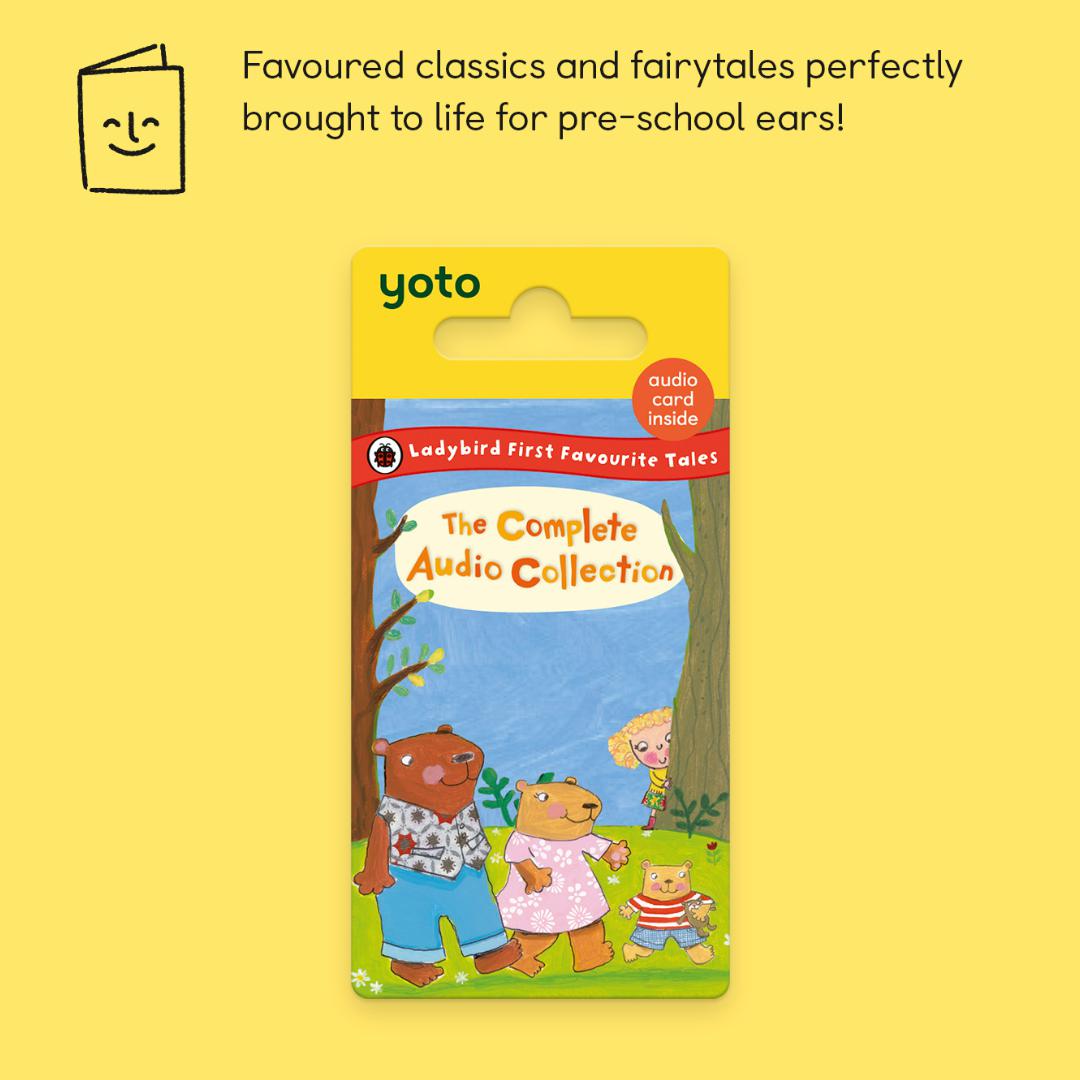 Yoto Card - Ladybird: First Favourite Tales - The Complete Audio Collection-Audio Player Cards + Characters- | Natural Baby Shower