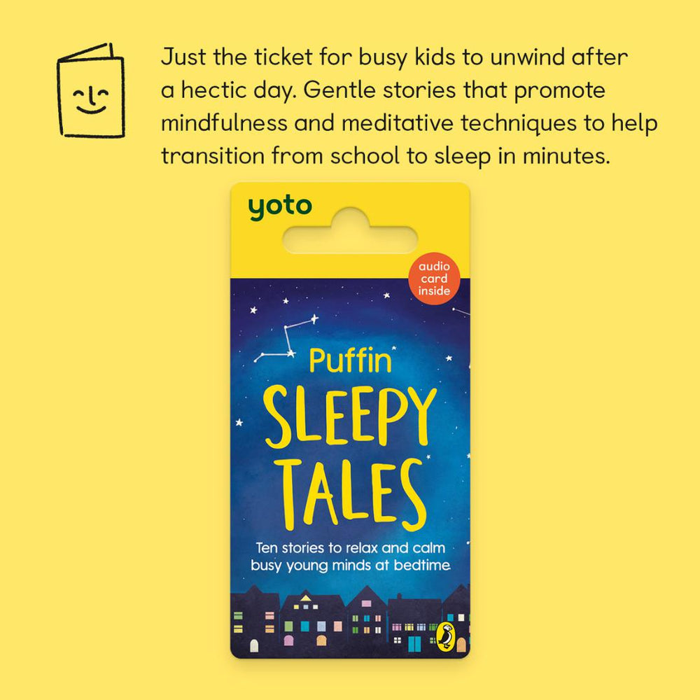 Yoto Card - Puffin: Sleepy Tales-Audio Player Cards + Characters- | Natural Baby Shower