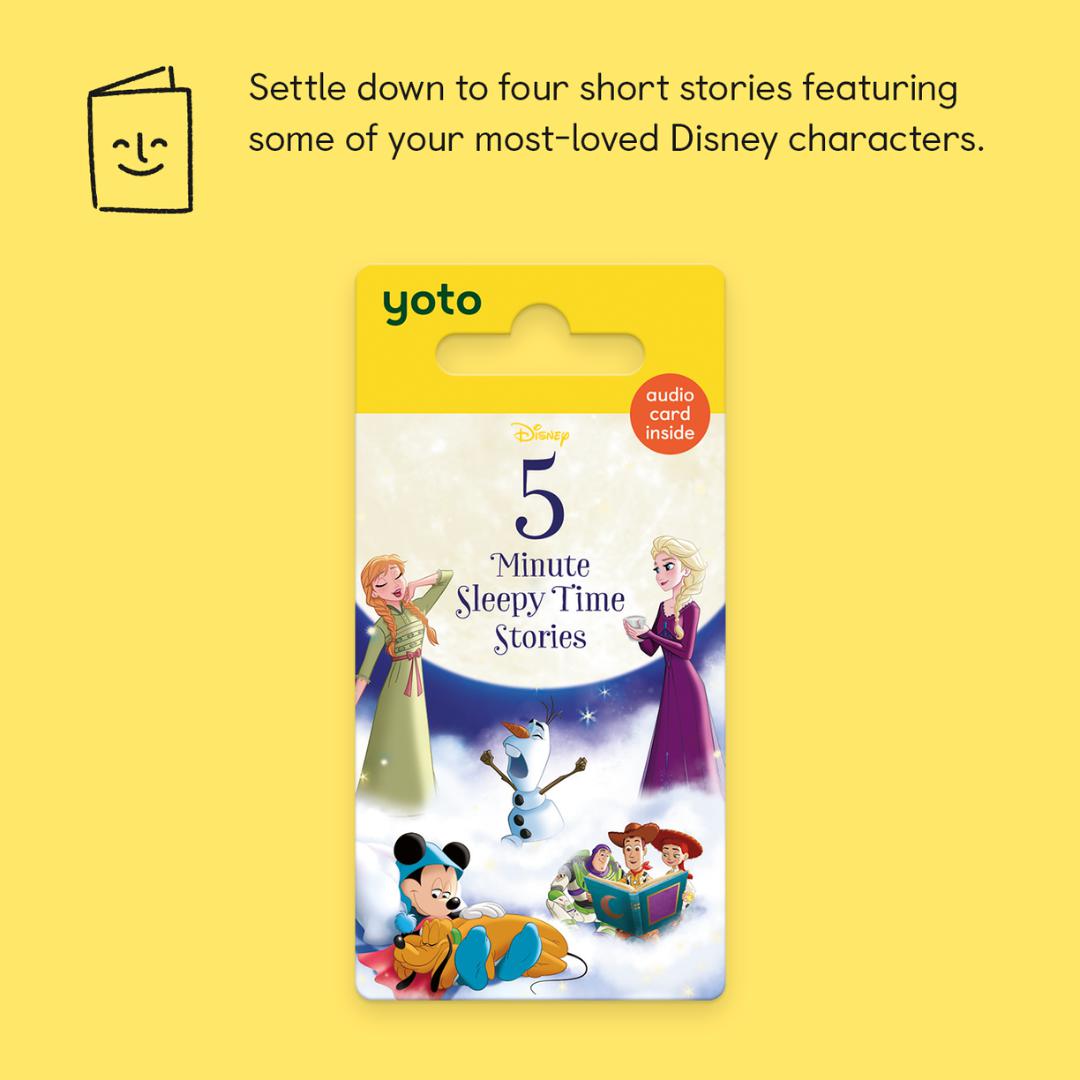 Yoto Card - 5 Minute Stories: Sleepy Time-Audio Player Cards + Characters- | Natural Baby Shower