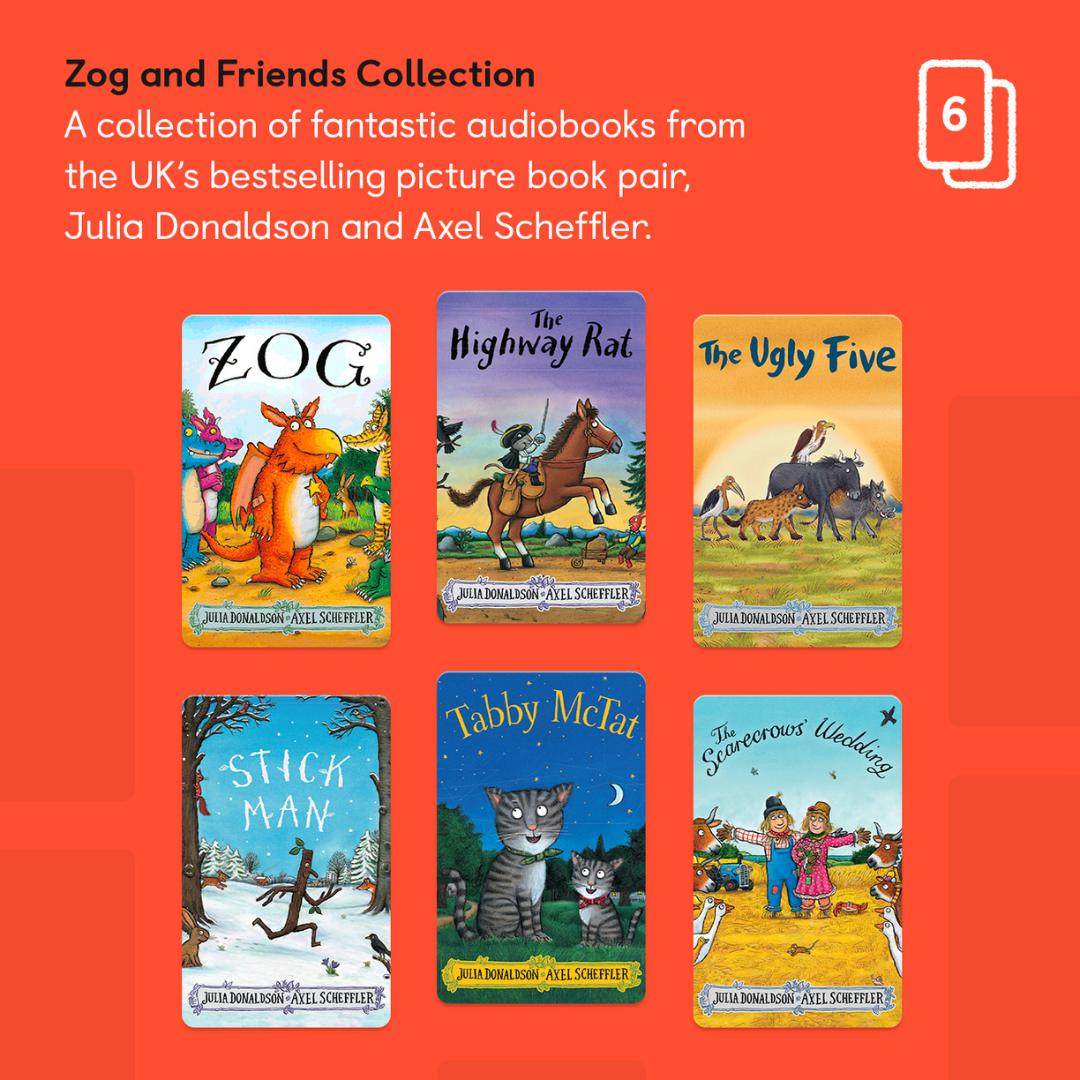 Yoto Card Multipack - Zog + Friends Collection-Audio Player Cards + Characters- | Natural Baby Shower