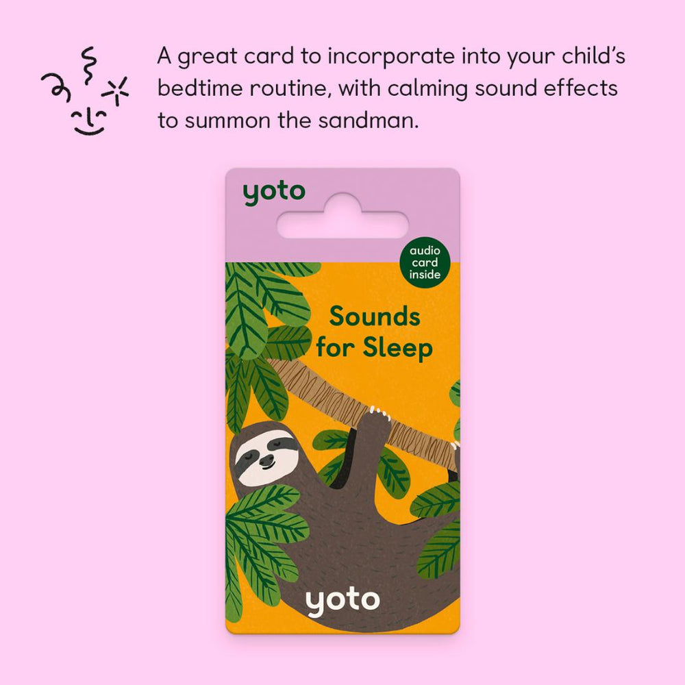 Yoto Card - Sounds for Sleep-Audio Player Cards + Characters- | Natural Baby Shower