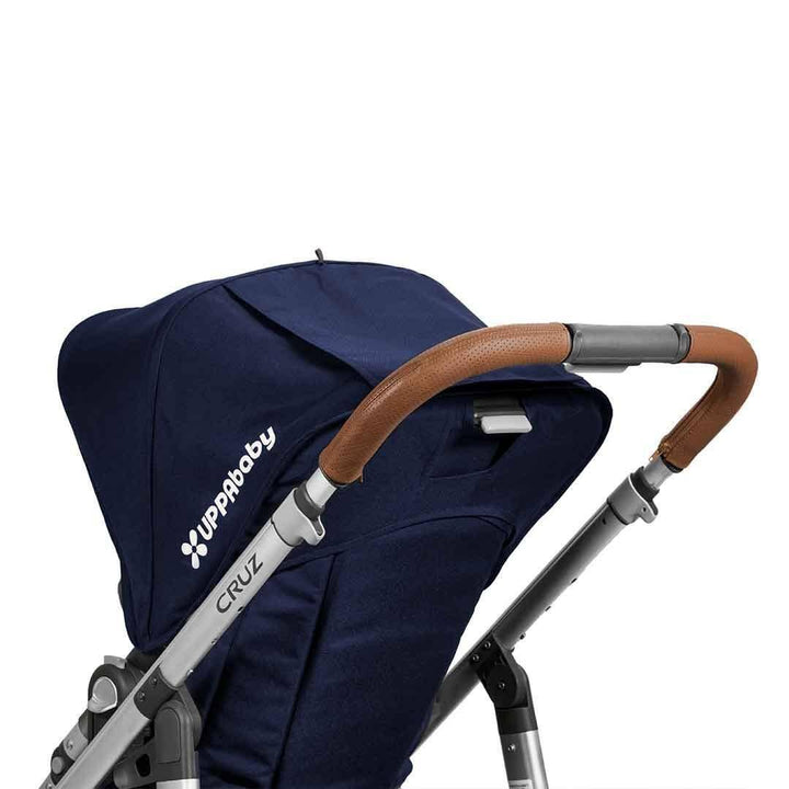 UPPAbaby CRUZ Pushchair Leather Handlebar Cover - Saddle-Handlebar Grips- | Natural Baby Shower