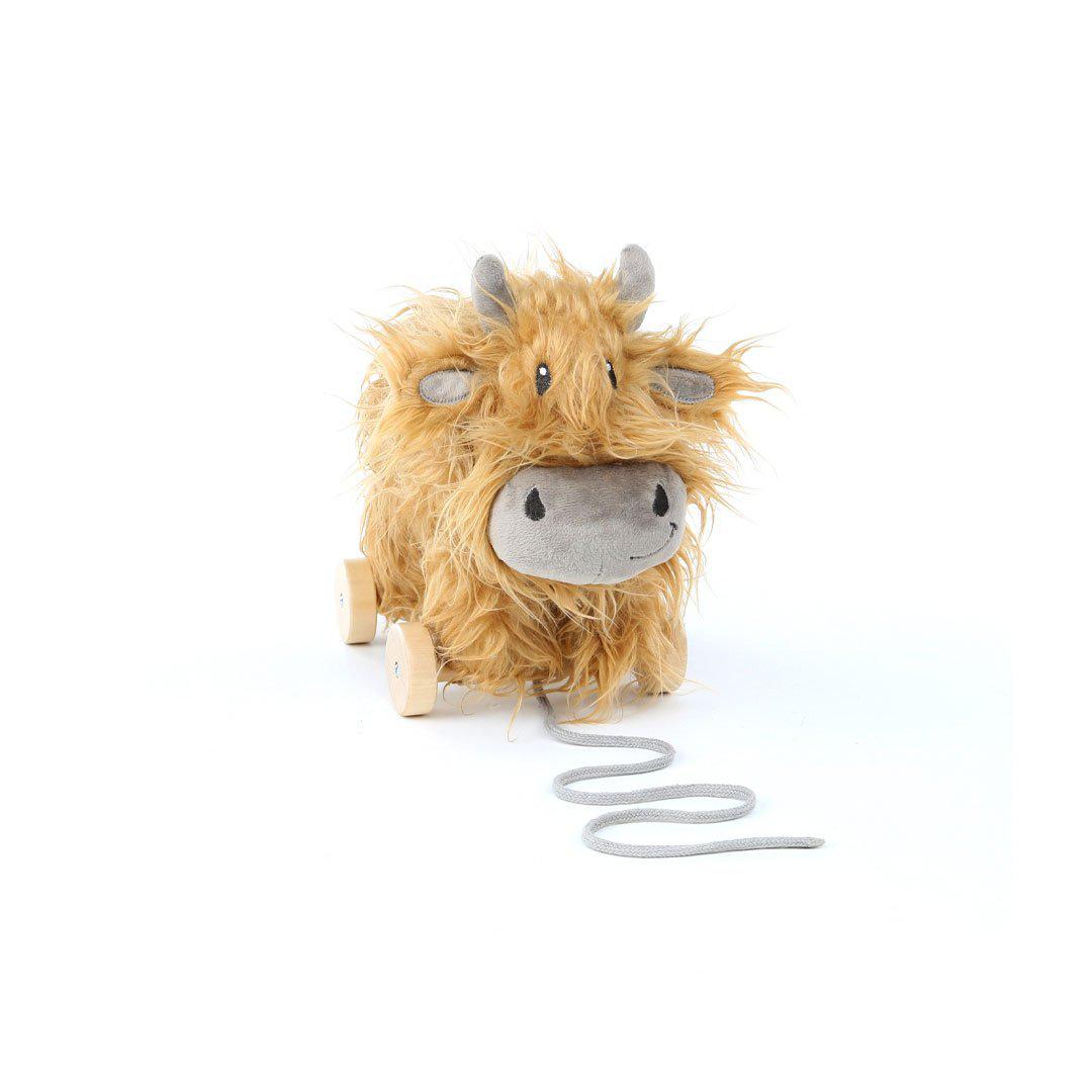 Little Bird Told Me - Pull-Along Cow - Hubert (6m+)-Pull-Alongs- | Natural Baby Shower