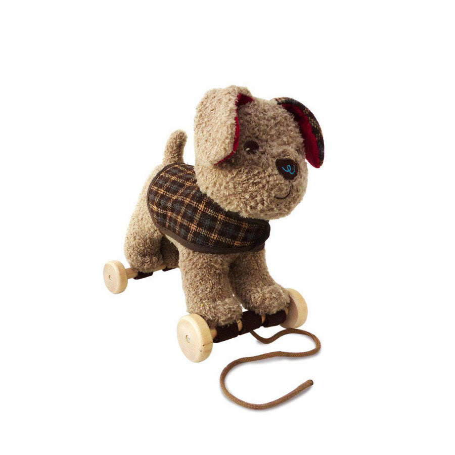Little Bird Told Me - Pull-Along Pup - Percy (6m+)-Pull-Alongs- | Natural Baby Shower