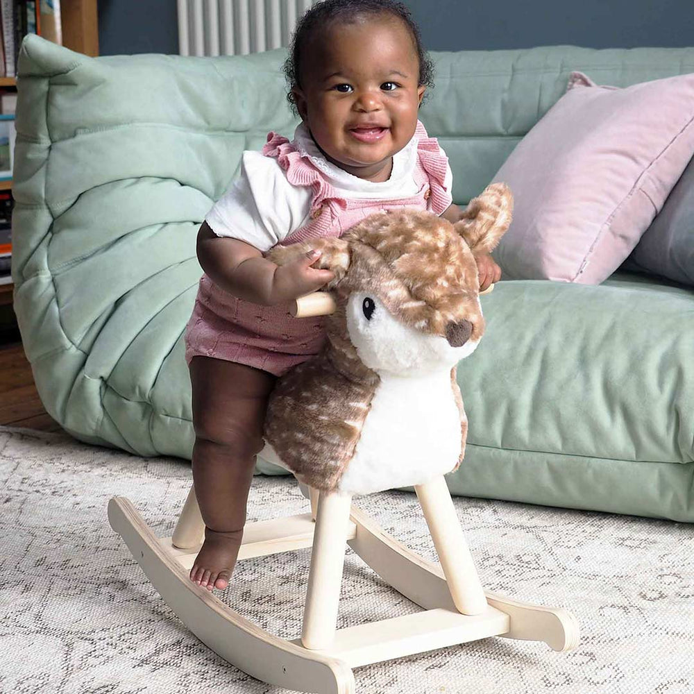 Ex-Display - Little Bird Told Me - Willow Rocking Deer - 9m+-Rocking Toys- | Natural Baby Shower