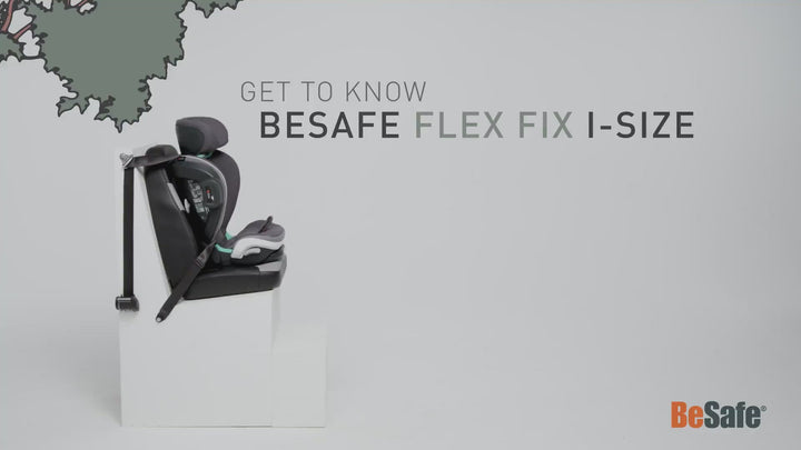 BeSafe iZi Flex Fix i-Size Car Seat - Cloud Melange