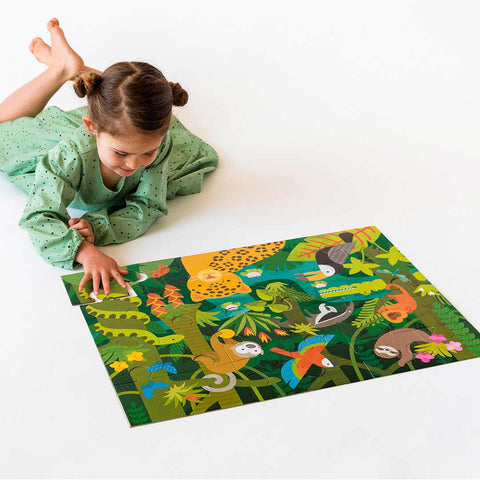 Abrams & Chronicle Floor Puzzle - Wild Rainforest