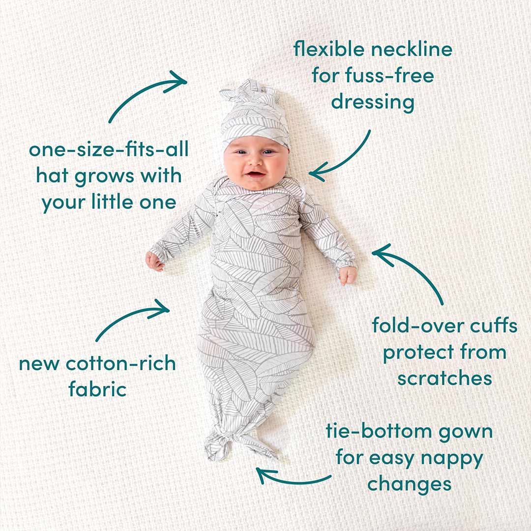 aden + anais Comfort Knit Gift Set - Zebra-Clothing Sets-One Size-Zebra | Natural Baby Shower